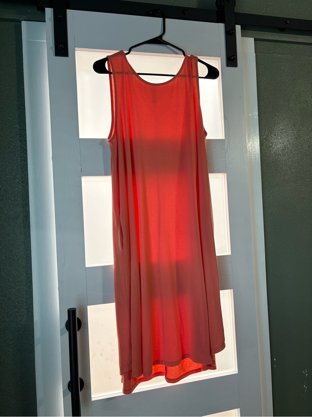 Zenana Outfitters Coral Sleeveless Swing Dress